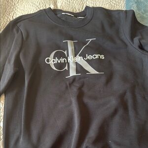 Calvin Klein Jeans Black Sweatshirt new without tags